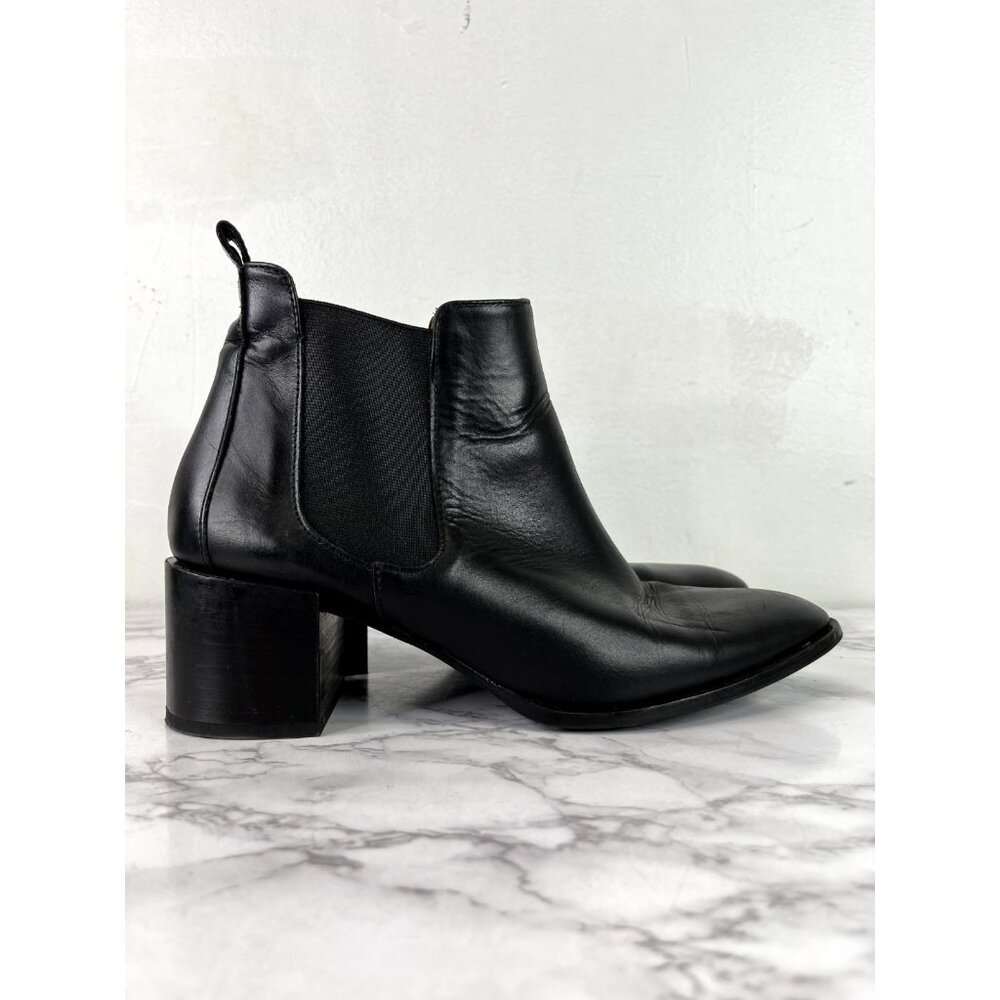 Everlane Women's Black Leather The Heel Boot  Sz 10 - Picture 7 of 12